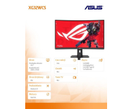 ASUS ROG Strix XG32WCS - 1293187 - zdjęcie 2